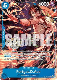 Portgas.D.Ace - OP07-053 (3rd Anniversary Tournament 3 Brothers Pack) - Carrying On His Will: 3rd Anniversary Tournament Cards (OP13 ANN) #OP07-053 - Rare One Piece Trading Card