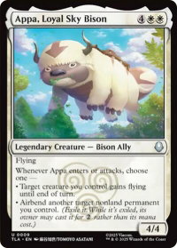 Appa, Loyal Sky Bison - Avatar: The Last Airbender (TLA) #9 - Uncommon Magic: The Gathering Trading Card