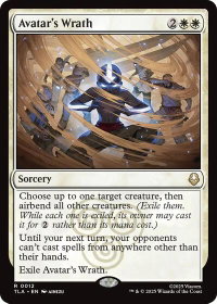 Avatar's Wrath - Avatar: The Last Airbender (TLA) #12 - Rare Magic: The Gathering Trading Card