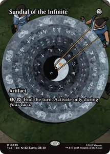 Sundial of the Infinite (Borderless) - Avatar: The Last Airbender: Eternal-Legal (TLE) #55 - Mythic Rare Magic: The Gathering Trading Card