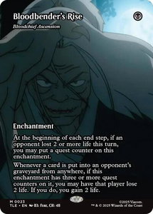 Bloodbender's Rise - Bloodchief Ascension (Borderless) - Avatar: The Last Airbender: Eternal-Legal (TLE) #23 - Mythic Rare Magic: The Gathering Trading Card