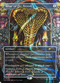 Altar of the Brood (Halo Foil) - Secret Lair Countdown Kit (SLC) #28 - Rare Magic: The Gathering Trading Card