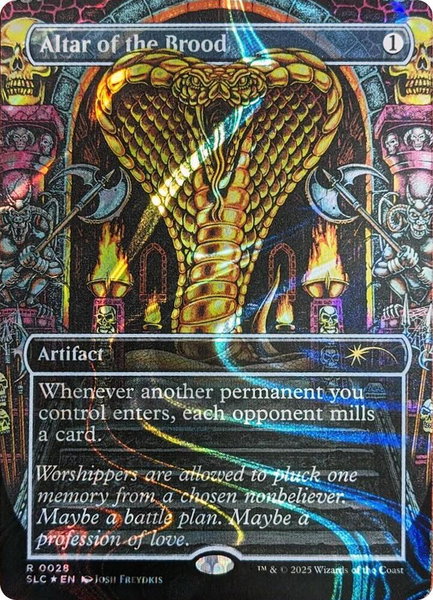 Altar of the Brood (Halo Foil) trading card from Secret Lair Countdown Kit Altar of the Brood (Halo Foil) - Secret Lair Countdown Kit Magic: The Gathering trading card