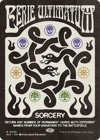 Eerie Ultimatum - Secret Lair Countdown Kit (SLC) #5 - Rare Magic: The Gathering Trading Card