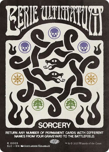Eerie Ultimatum trading card from Secret Lair Countdown Kit Eerie Ultimatum - Secret Lair Countdown Kit Magic: The Gathering trading card
