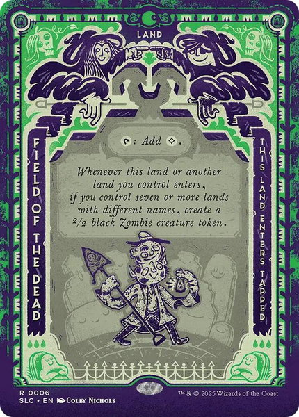 Field of the Dead - Secret Lair Countdown Kit Magic: The Gathering trading card
