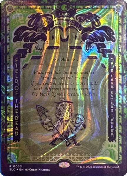 Field of the Dead (Halo Foil) trading card from Secret Lair Countdown Kit Field of the Dead (Halo Foil) - Secret Lair Countdown Kit Magic: The Gathering trading card