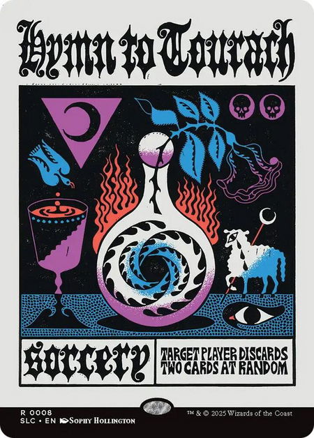 Hymn to Tourach - Secret Lair Countdown Kit Magic: The Gathering trading card