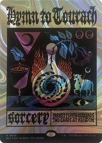 Hymn to Tourach (Halo Foil) - Secret Lair Countdown Kit (SLC) #35 - Rare Magic: The Gathering Trading Card