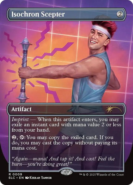 Isochron Scepter trading card from Secret Lair Countdown Kit Isochron Scepter - Secret Lair Countdown Kit Magic: The Gathering trading card