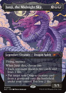 Junji, the Midnight Sky - Secret Lair Countdown Kit (SLC) #10 - Mythic Rare Magic: The Gathering Trading Card