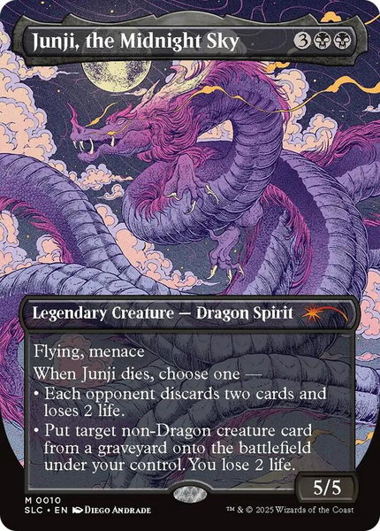 Junji, the Midnight Sky trading card from Secret Lair Countdown Kit Junji, the Midnight Sky - Secret Lair Countdown Kit Magic: The Gathering trading card