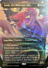 Junji, the Midnight Sky (Halo Foil) - Secret Lair Countdown Kit (SLC) #37 - Mythic Magic: The Gathering Trading Card