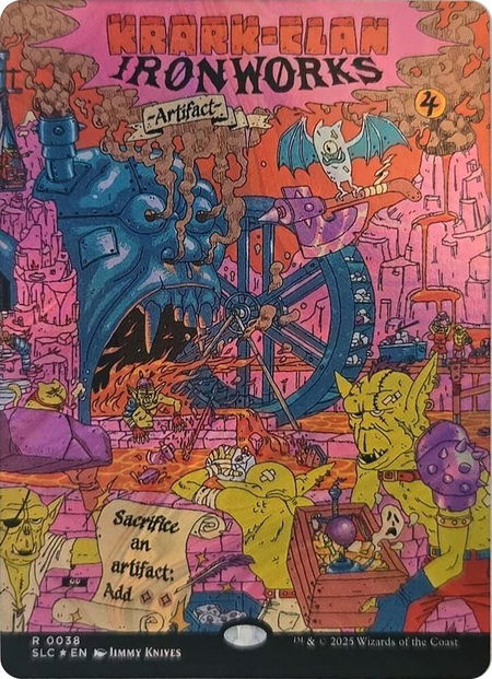 Krark-Clan Ironworks (Halo Foil) - Secret Lair Countdown Kit Magic: The Gathering trading card