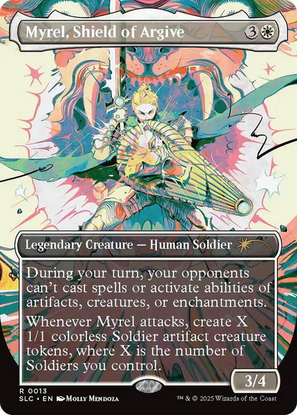 Myrel, Shield of Argive - Secret Lair Countdown Kit Magic: The Gathering trading card