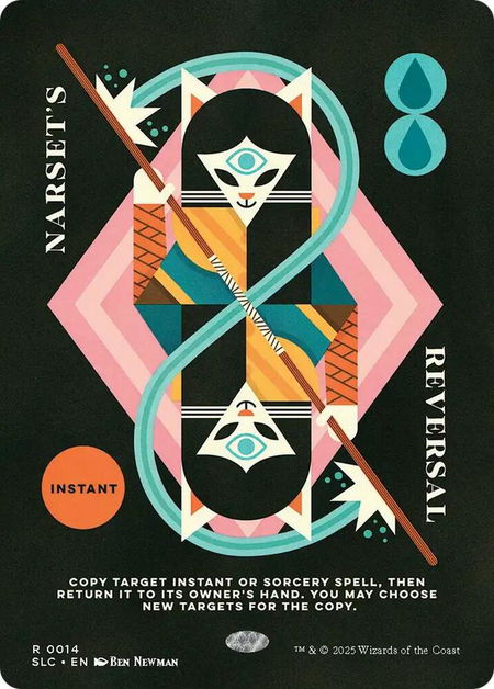 Narset's Reversal - Secret Lair Countdown Kit Magic: The Gathering trading card