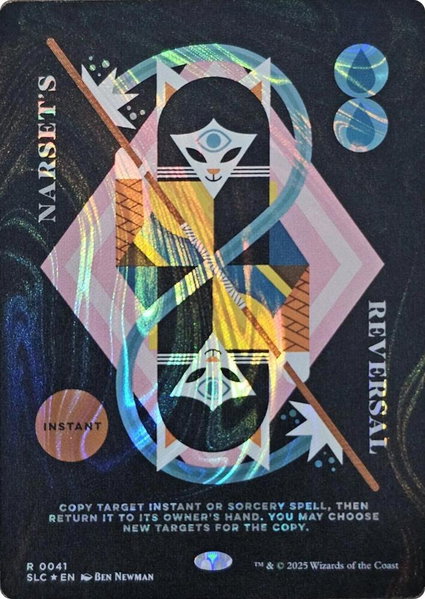 Narset's Reversal (Halo Foil) trading card from Secret Lair Countdown Kit Narset's Reversal (Halo Foil) - Secret Lair Countdown Kit Magic: The Gathering trading card