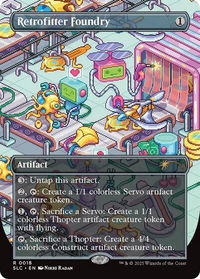 Retrofitter Foundry - Secret Lair Countdown Kit (SLC) #18 - Rare Magic: The Gathering Trading Card