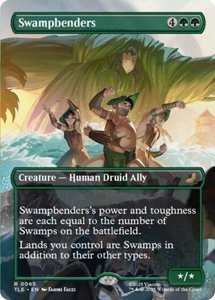 Swampbenders (Borderless) - Avatar: The Last Airbender: Eternal-Legal (TLE) #65 - Rare Magic: The Gathering Trading Card