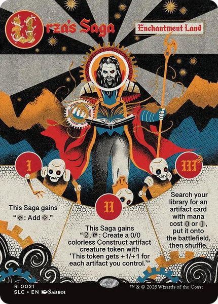 Urza's Saga trading card from Secret Lair Countdown Kit Urza's Saga - Secret Lair Countdown Kit Magic: The Gathering trading card