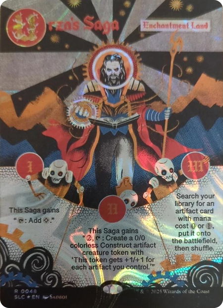 Urza's Saga (Halo Foil) - Secret Lair Countdown Kit Magic: The Gathering trading card