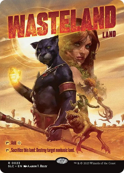 Wasteland trading card from Secret Lair Countdown Kit Wasteland - Secret Lair Countdown Kit Magic: The Gathering trading card