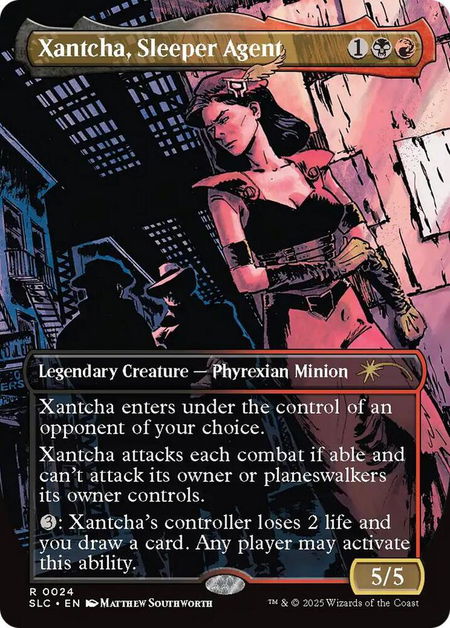 Xantcha, Sleeper Agent - Secret Lair Countdown Kit Magic: The Gathering trading card