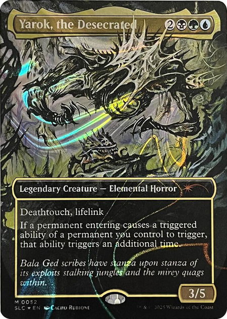 Yarok, the Desecrated (Halo Foil) - Secret Lair Countdown Kit Magic: The Gathering trading card