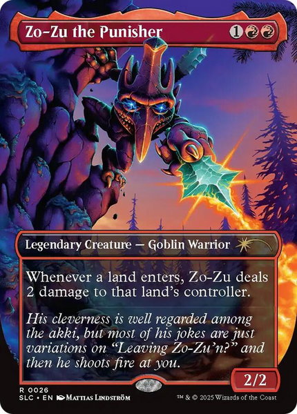Zo-Zu the Punisher - Secret Lair Countdown Kit Magic: The Gathering trading card
