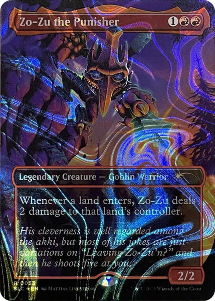 Zo-Zu the Punisher (Halo Foil) trading card from Secret Lair Countdown Kit Zo-Zu the Punisher (Halo Foil) - Secret Lair Countdown Kit Magic: The Gathering trading card