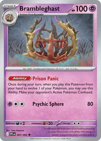 Brambleghast - ME02: Phantasmal Flames (PFL) #047/094 - Uncommon Pokémon Trading Card