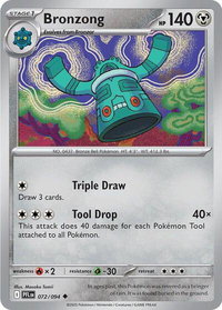 Bronzong - ME02: Phantasmal Flames (PFL) #072/094 - Uncommon Pokémon Trading Card