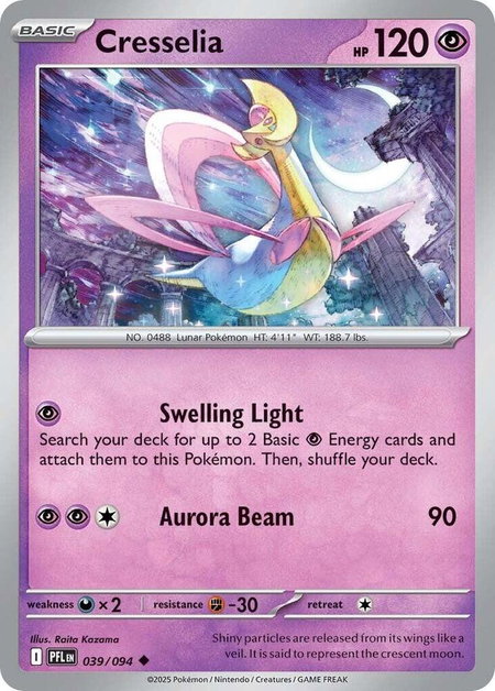 Cresselia - ME02: Phantasmal Flames Pokémon trading card