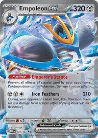 Empoleon ex - 070/094 - ME02: Phantasmal Flames (PFL) #070/094 - Double Rare Pokémon Trading Card