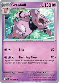 Granbull - ME02: Phantasmal Flames (PFL) #038/094 - Uncommon Pokémon Trading Card