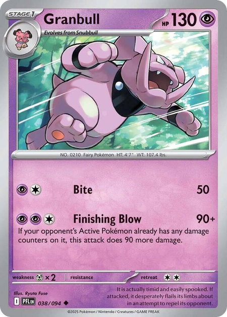 Granbull - ME02: Phantasmal Flames Pokémon trading card