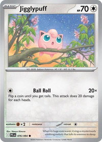 Jigglypuff - ME02: Phantasmal Flames (PFL) #076/094 - Common Pokémon Trading Card