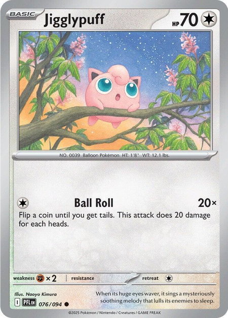 Jigglypuff - ME02: Phantasmal Flames Pokémon trading card