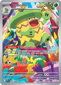 Ludicolo - 095/094 - ME02: Phantasmal Flames (PFL) #095/094 - Illustration Rare Pokémon Trading Card