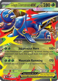 Mega Heracross ex - 004/094 - ME02: Phantasmal Flames (PFL) #004/094 - Double Rare Pokémon Trading Card