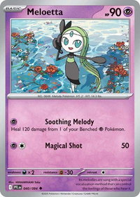 Meloetta - ME02: Phantasmal Flames (PFL) #040/094 - Uncommon Pokémon Trading Card