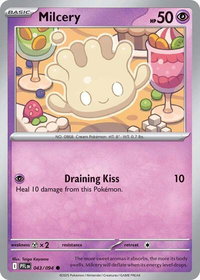 Milcery - ME02: Phantasmal Flames (PFL) #043/094 - Common Pokémon Trading Card