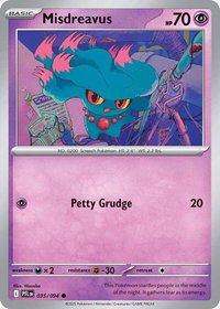 Misdreavus - ME02: Phantasmal Flames (PFL) #035/094 - Common Pokémon Trading Card