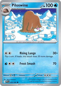 Piloswine - ME02: Phantasmal Flames (PFL) #024/094 - Common Pokémon Trading Card