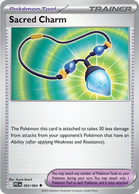 Sacred Charm - 093/094 - ME02: Phantasmal Flames Pokémon trading card