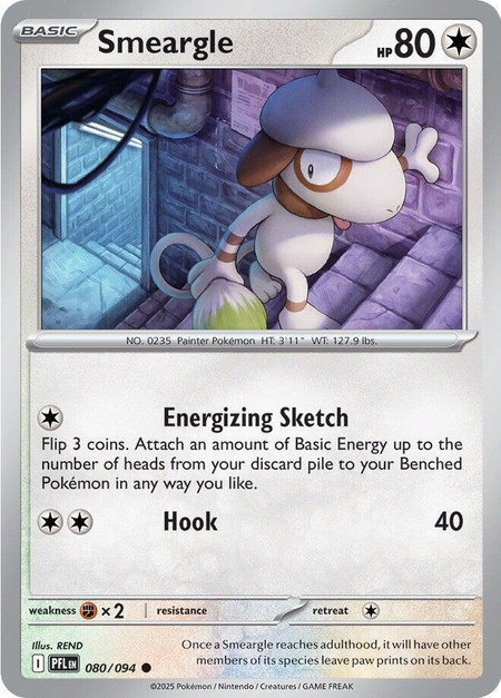 Smeargle - ME02: Phantasmal Flames Pokémon trading card