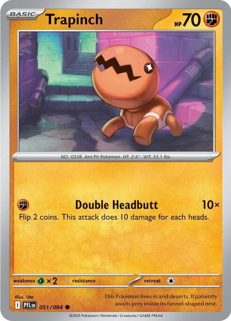 Trapinch - ME02: Phantasmal Flames Pokémon trading card