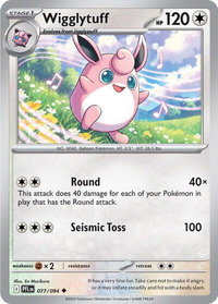 Wigglytuff - 077/094 - ME02: Phantasmal Flames (PFL) #077/094 - Uncommon Pokémon Trading Card