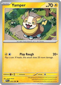 Yamper - 030/094 - ME02: Phantasmal Flames (PFL) #030/094 - Common Pokémon Trading Card