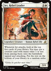 Jet, Rebel Leader - Avatar: The Last Airbender: Eternal-Legal (TLE) #78 - Rare Magic: The Gathering Trading Card